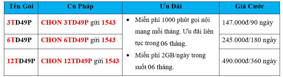 Chi Tiết Các Gói 6TD49P Dài Hạn Vina goi-dai-han-6td49p-vina