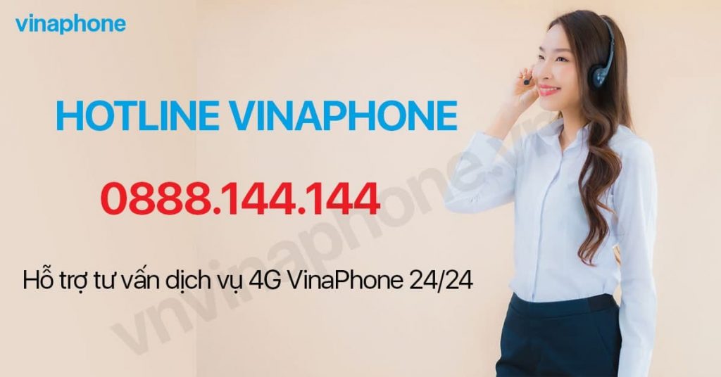 hotline hỗ trợ tư vấn của VinaPhone