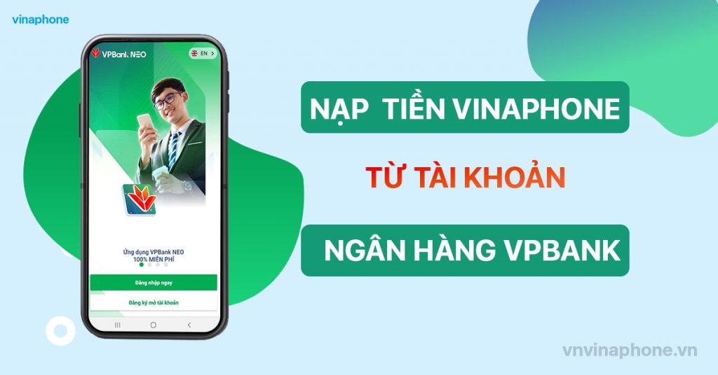 Nạp tiền điện thoại qua app VPBank