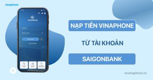nạp tiền điện thoại VinaPhone qua SAIGONBANK