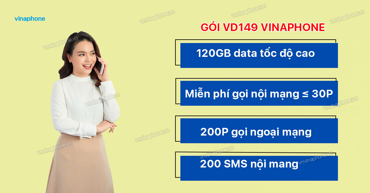 Gói cước 5G VinaPhone VD149