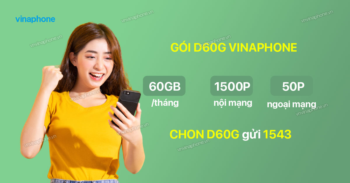 gói 5G VinaPhone D60G