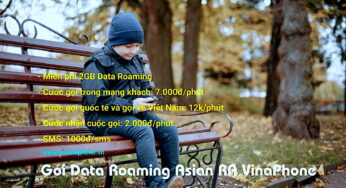 Gói Data Roaming Asian RA VinaPhone
