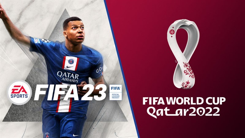 Tưa game FIFA 23 của EA Sport dự đoán nhà vô địch World Cup 2022.