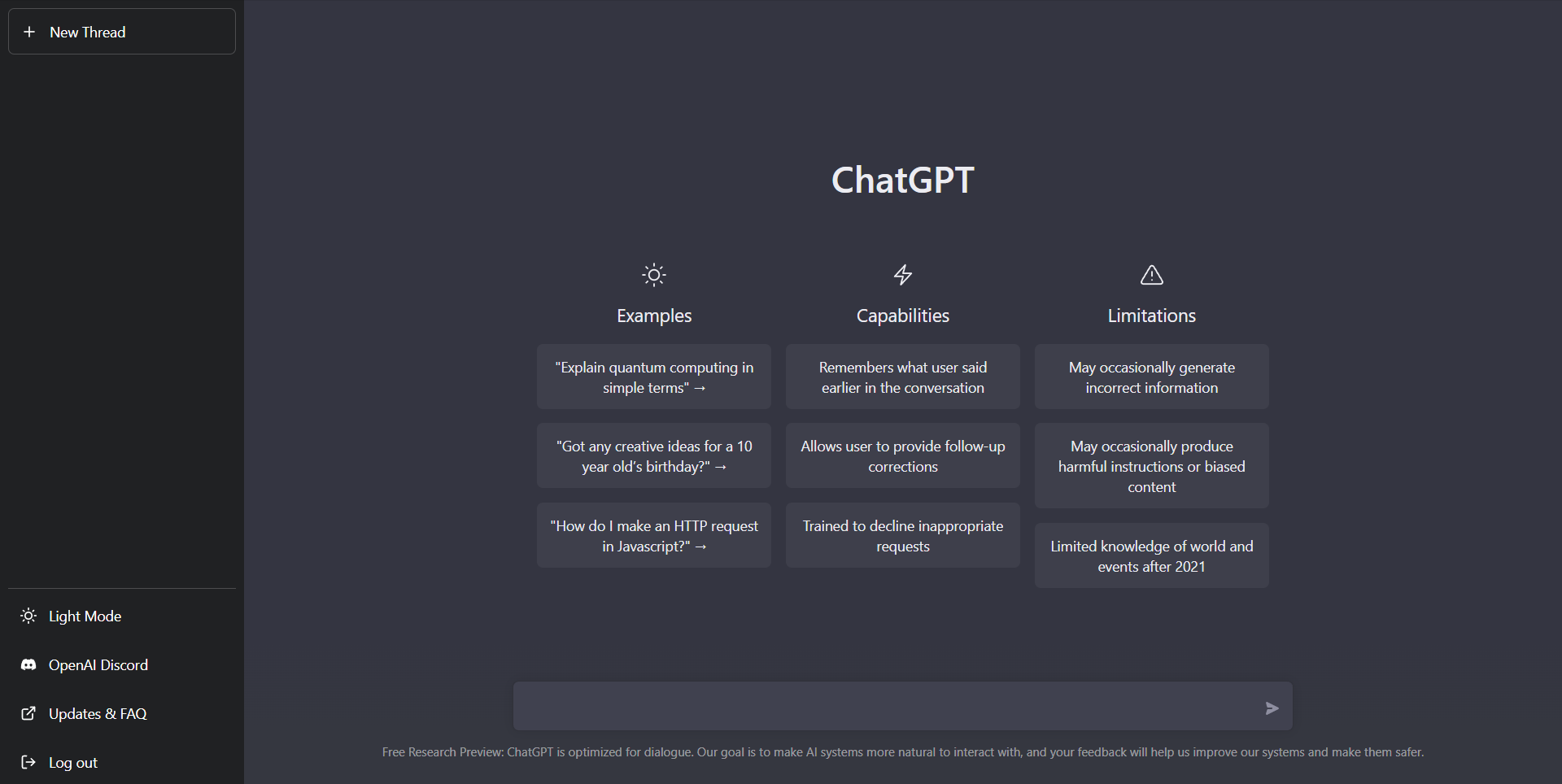 ChatGPT có khả năng thực hiện những cuộc trò chuyện tự nhiên cũng như trả lời các câu hỏi của người dùng.