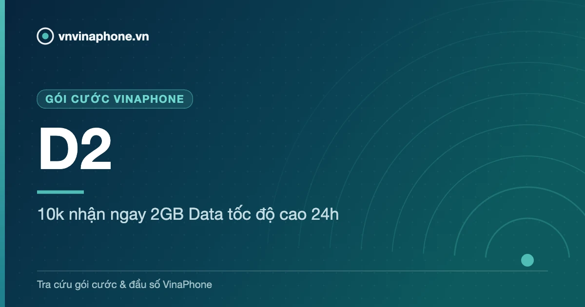 10k nhận ngay 2GB Data tốc độ cao 24h - D2