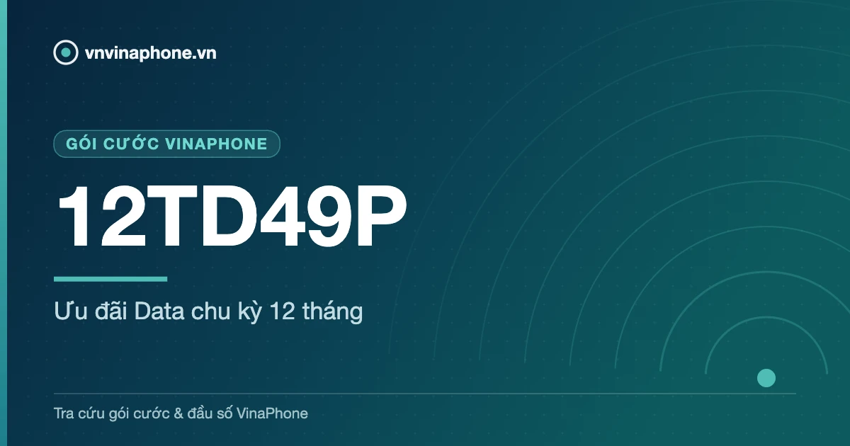 Ưu đãi Data chu kỳ 12 tháng - 12TD49P