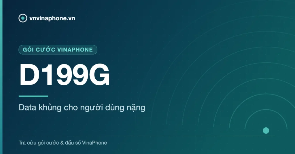 Data khủng cho người dùng nặng - D199G