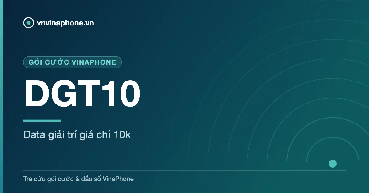 Data giải trí giá chỉ 10k - DGT10