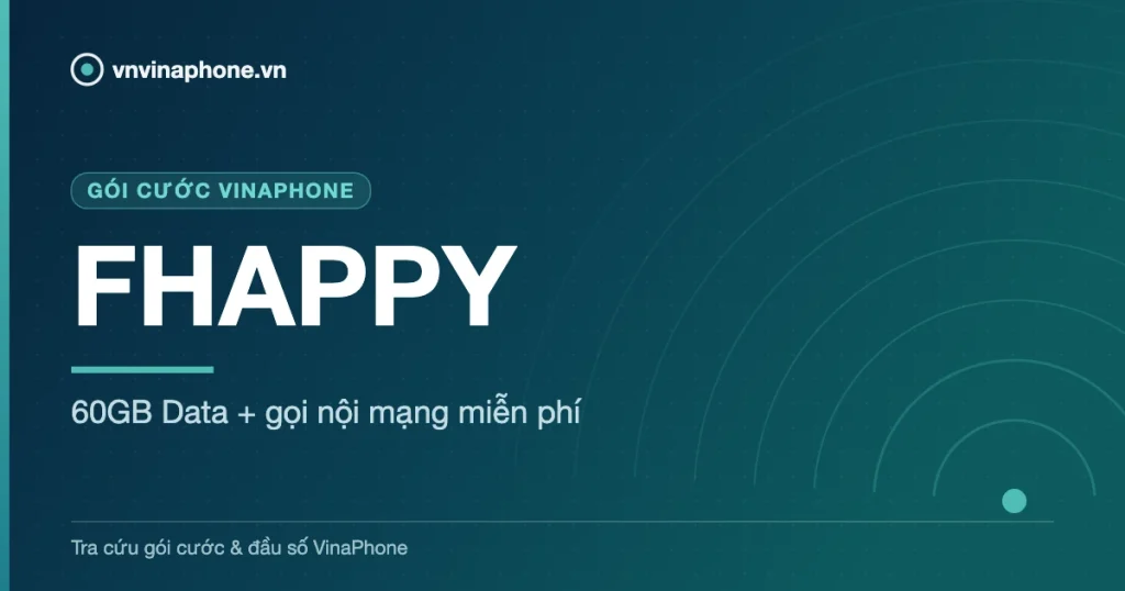 60GB Data + gọi nội mạng miễn phí - FHAPPY