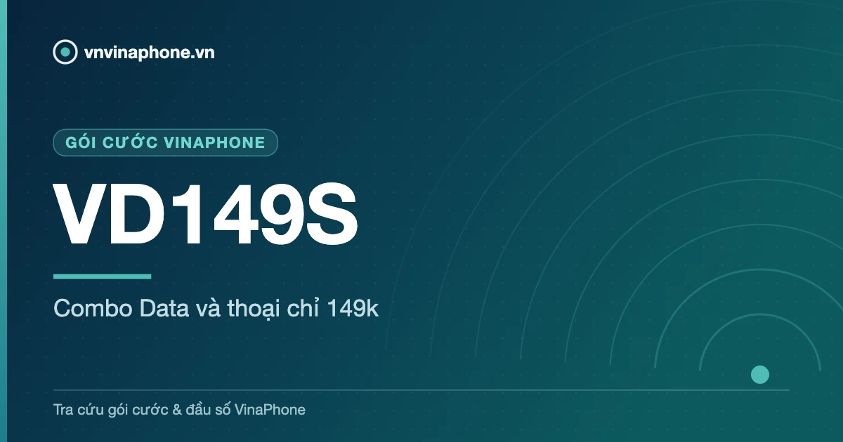 Combo Data và thoại chỉ 149k - VD149S