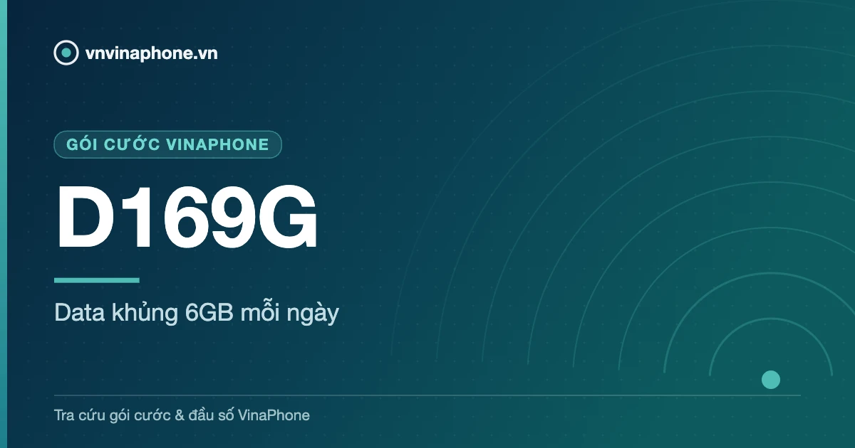 Data khủng 6GB mỗi ngày - D169G