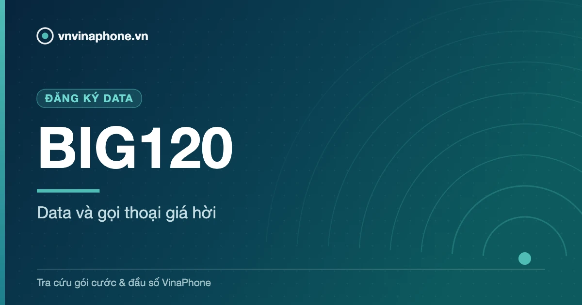 Data và gọi thoại giá hời - BIG120