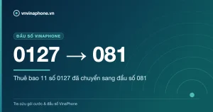 Thuê bao 11 số 0127 đã chuyển sang đầu số 081 - 0127 → 081