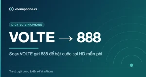 Soạn VOLTE gửi 888 để bật cuộc gọi HD miễn phí - VOLTE → 888